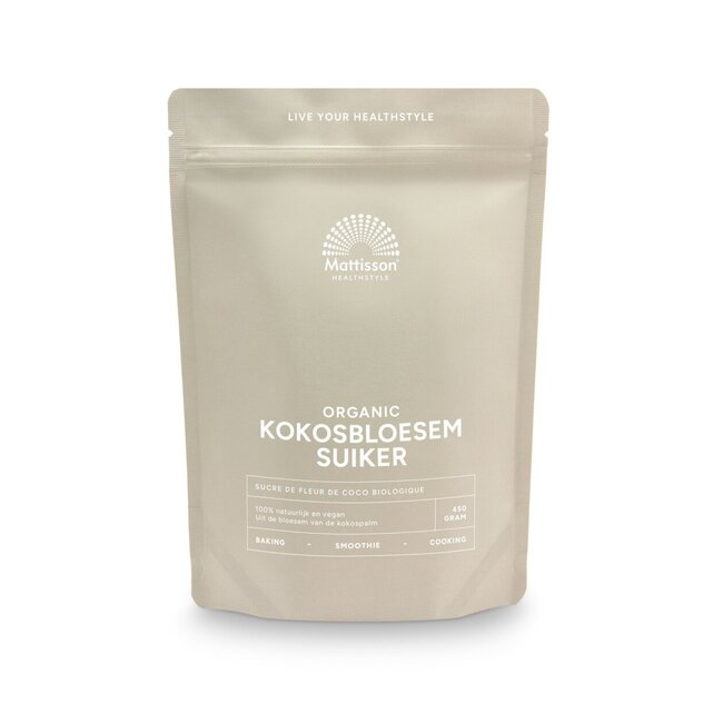 Sucre de fleur de coco bio absolu 450 grammes