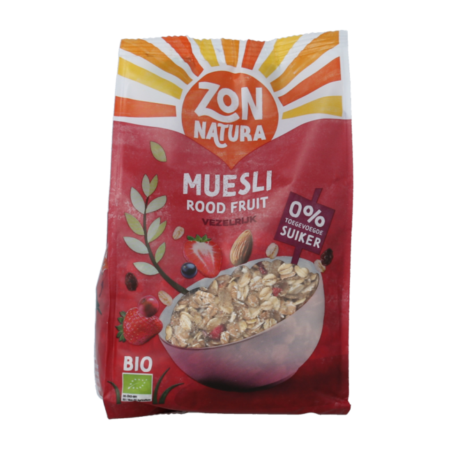 Zonnatura Muesli frutos rojos bio 375 g