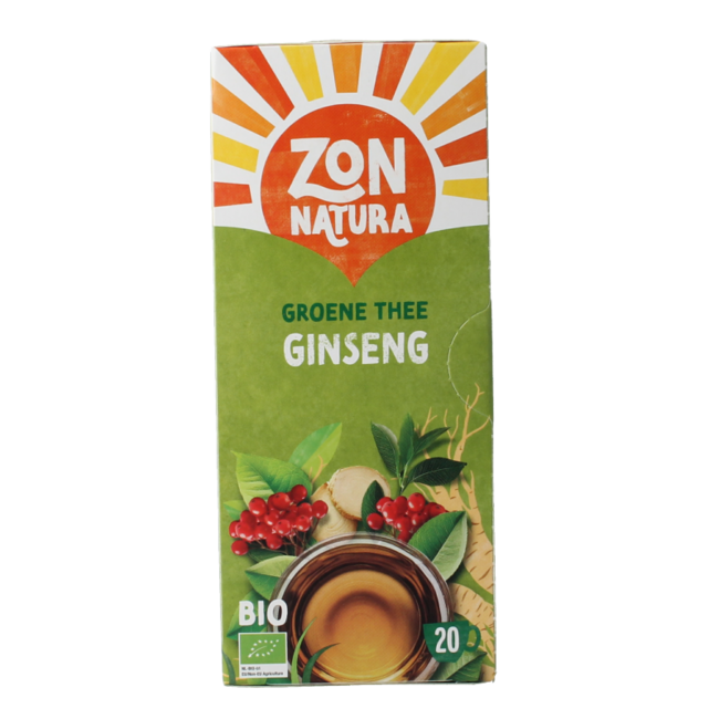 Tè Verde Ginseng Bio Zonnatura 20 Bustine