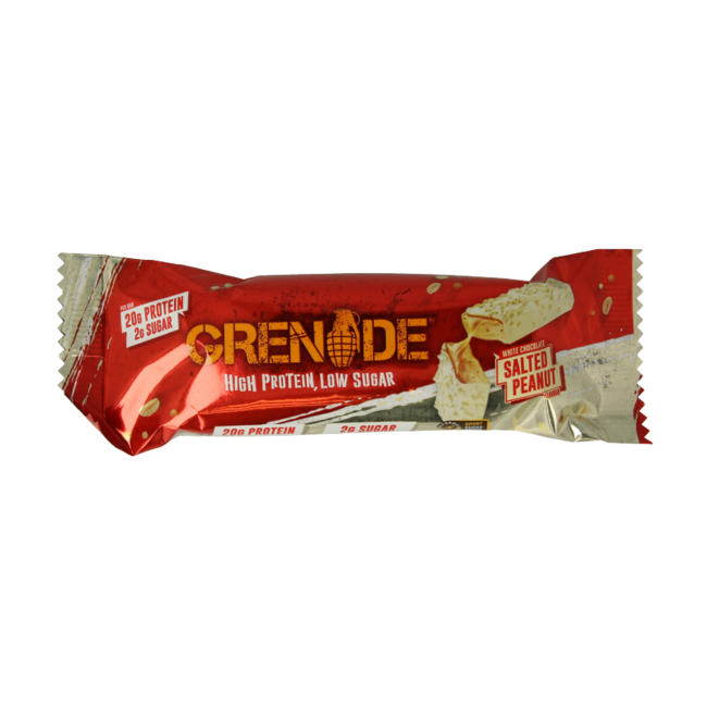 Barre protéinée Grenade chocolat blanc cacahuète salée 60 g