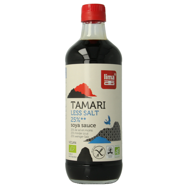 Lima Tamari 25% less salt organic 500 Millilitres