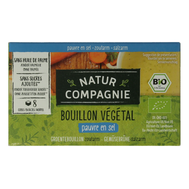 Brodo Vegetale Biologico Senza Sale 68 Grammi