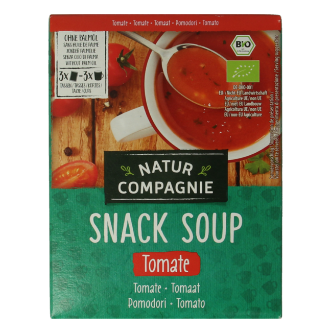 Soupe à la tomate instantanée bio Fixe Tasse 60 g