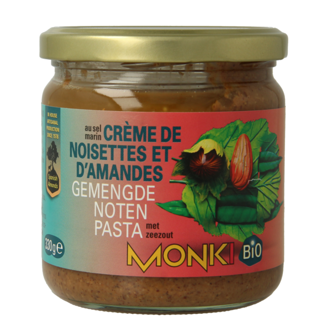 Gemischte Nussbutter mit Salz, Bio, 330 Gramm