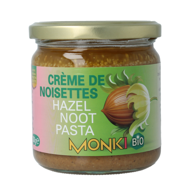 Crema di Nocciole Monki Biologica 330 Grammi