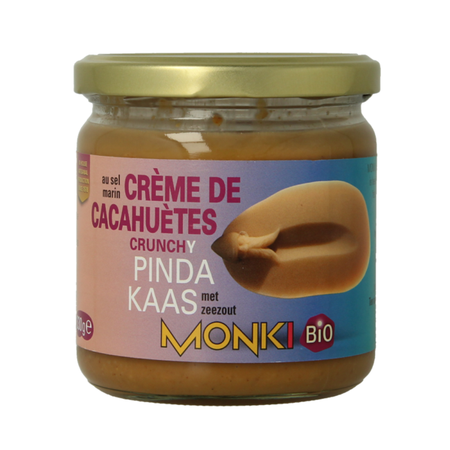 Organic crunchy peanut butter with salt 330g