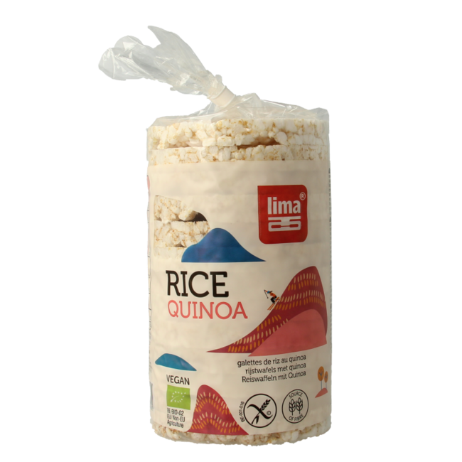 Gallette di Riso Lima con Quinoa Biologica 100 Grammi