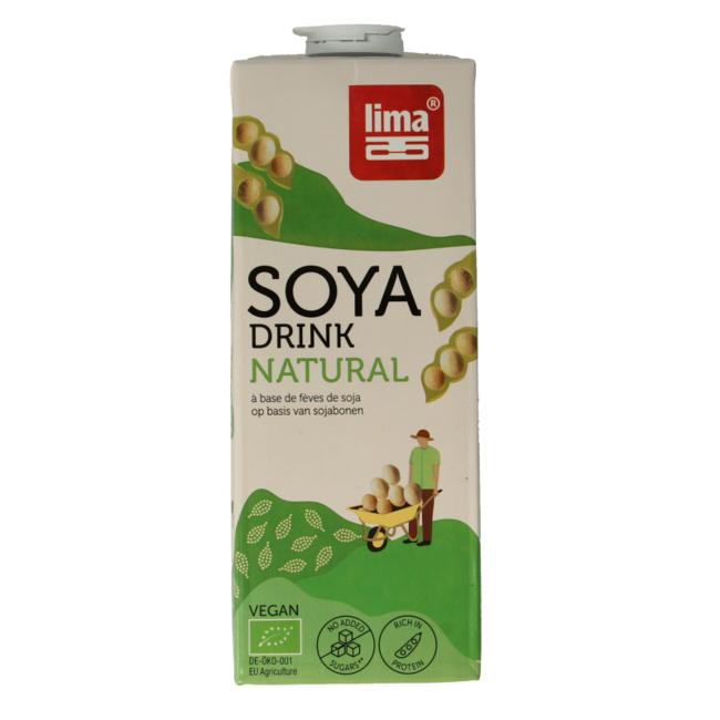 Boisson au soja nature bio 1 litre