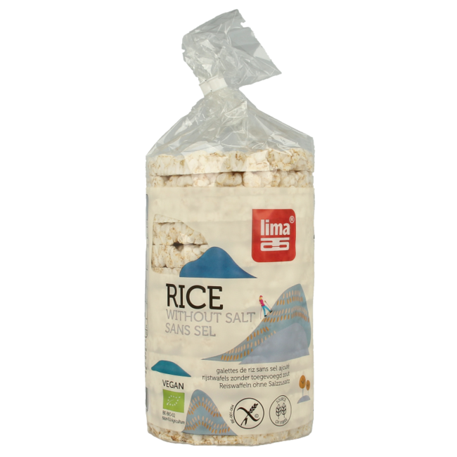 Tortitas de arroz sin sal añadida bio 100 g