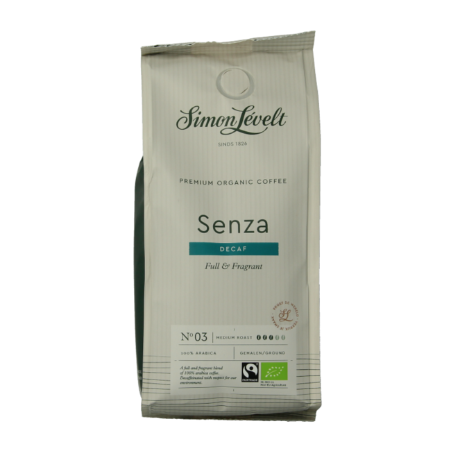 Café orgánico senza decaf bio 250 g