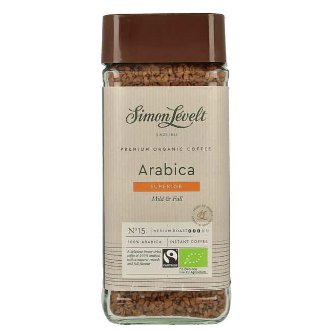 Cafe organico Arabica instant bio 100 Gram