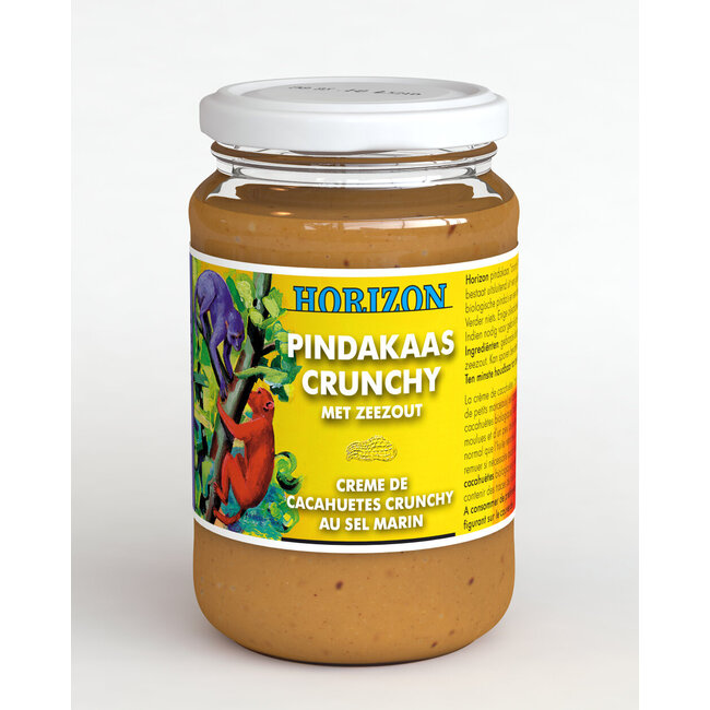 Pindakaas crunchy met zeezout eko bio 350 Gram