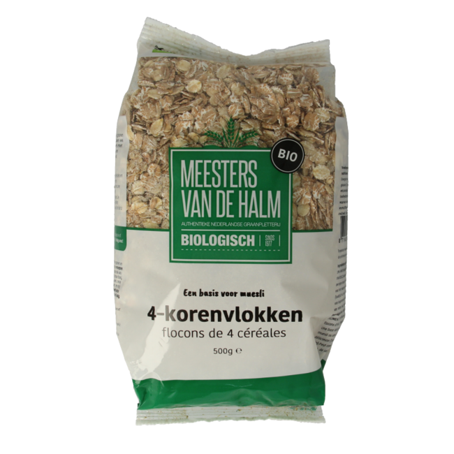 Organic 4-Grain Flakes 500g
