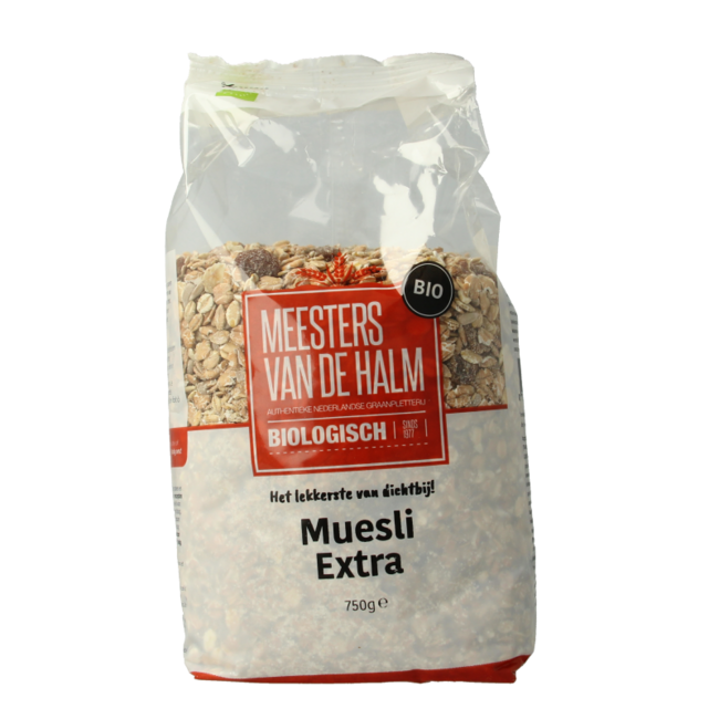 De Halm Organic Extra Muesli 750g