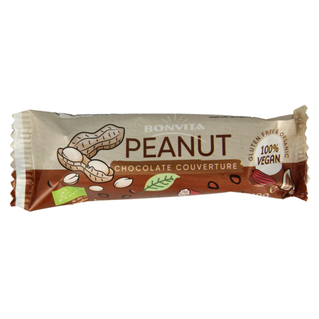 Barre bio chocolat cacahuète Bonbarr 40 g