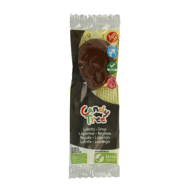Lecca-lecca alla liquirizia biologico Candy Tree (1 Pezzo)