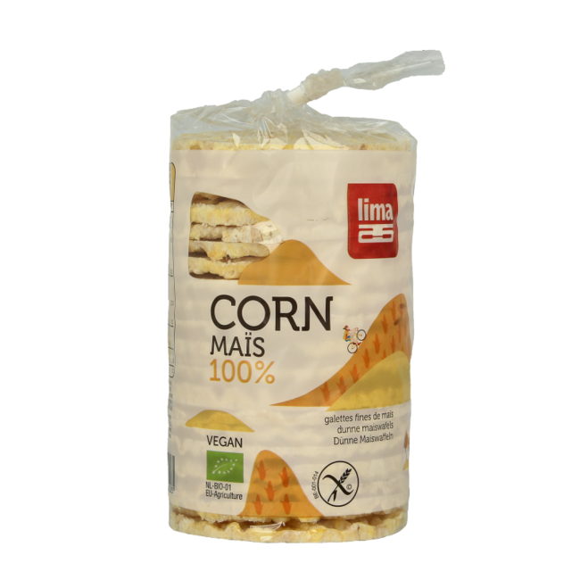 Galettes de maïs fines rondes bio 120 g