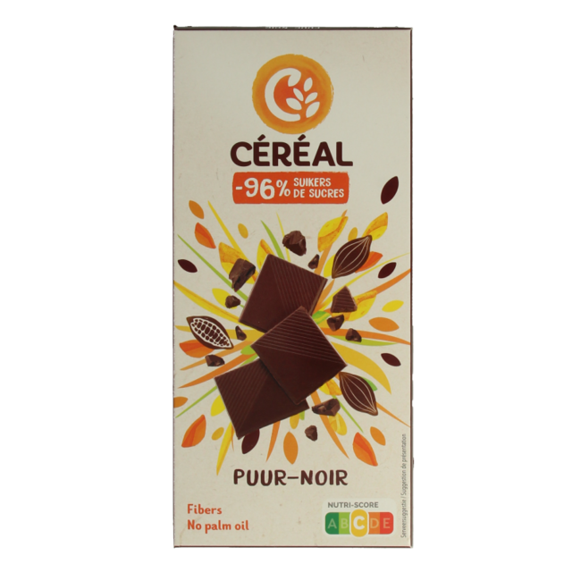 Tableta de chocolate negro con maltitol 80 g