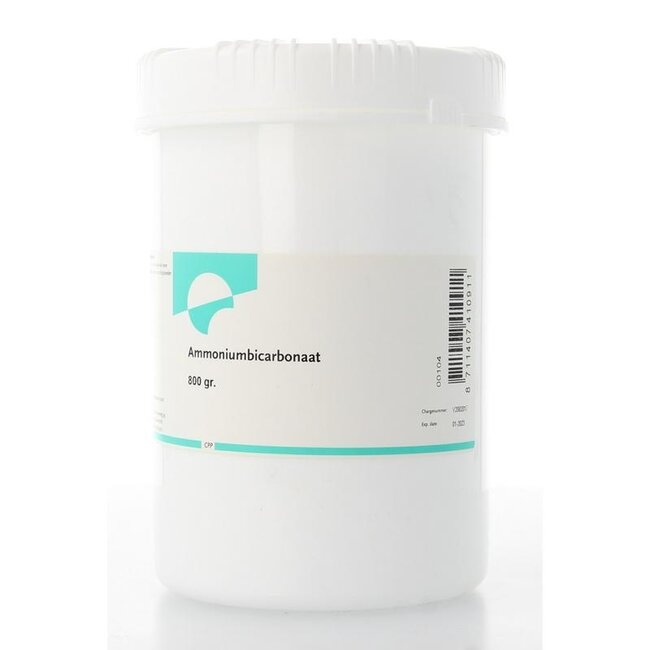 Bicarbonato de amonio Chempropack 800 gramos