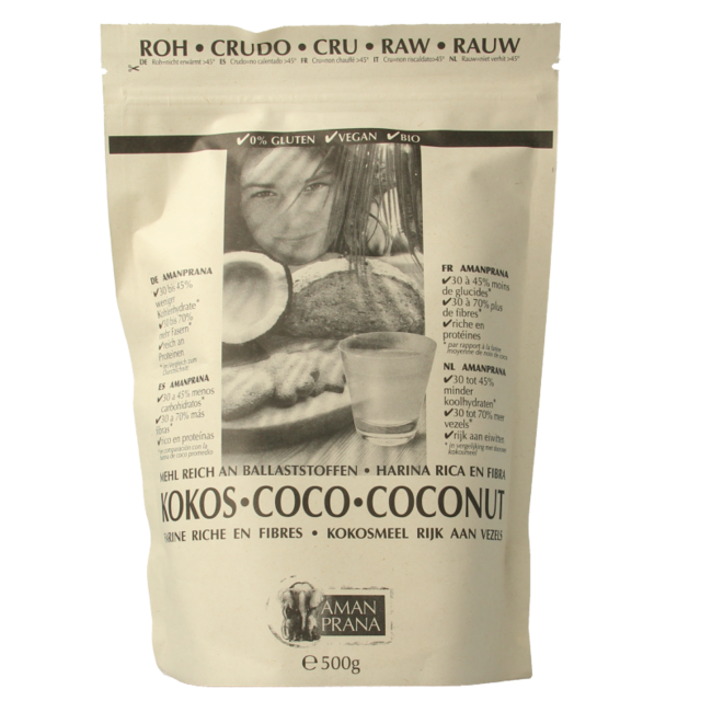 Amanprana Organic Coconut Fibre/Flour 500g