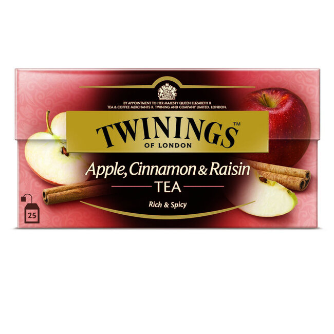 Twinings Apple cinnamon raisin aroma  25 Zakjes