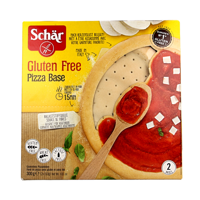 Glutenfreie Pizzaböden, 2 Stück