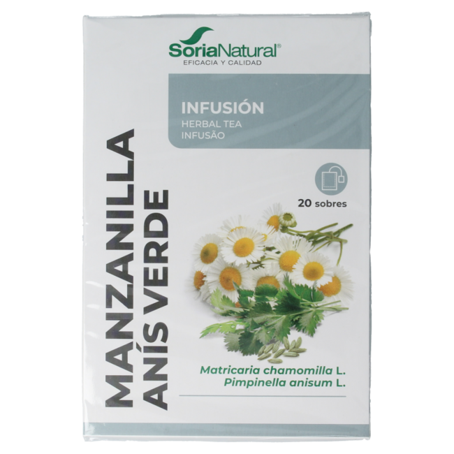 Soria Natural Manzanilla Anis Aufguss 20 Beutel