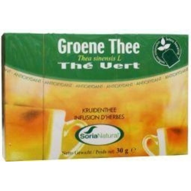 Soria Natural Grüner Tee Aufguss 20 Beutel