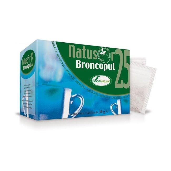 Soria Natural Natusor 25 Broncopul Herbal Infusion 20 Bags
