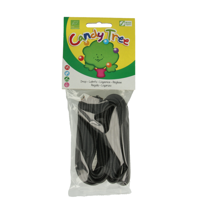 Cordones de Regaliz Candy Tree sin Gluten Bio 100 Gramos