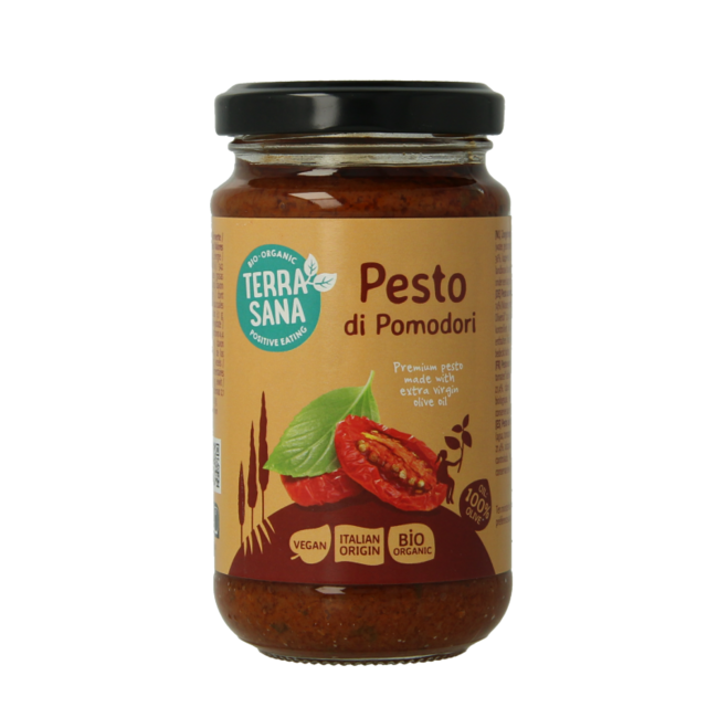 Pesto pomidorowe bio 180 gramów