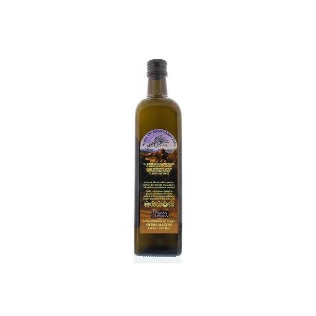 Amanprana Verde salud extra vierge olijfolie bio 750 Milliliter