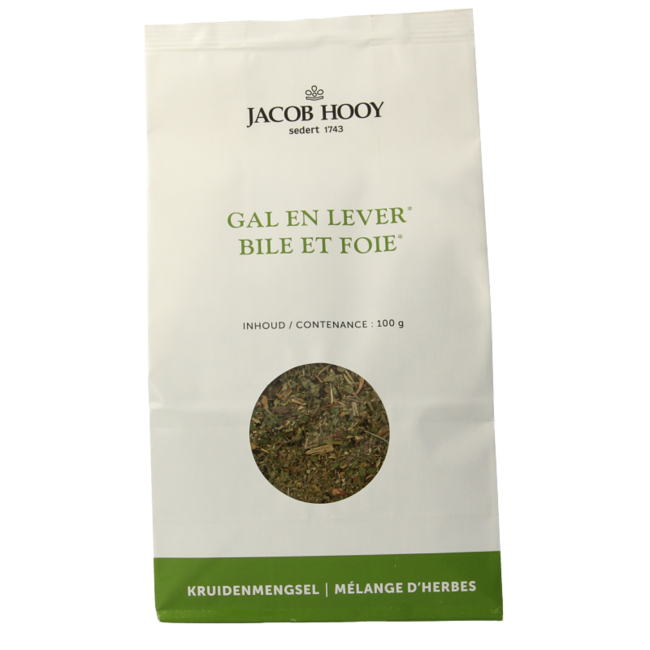 Jacob Hooy Herbes pour la bile et le foie 100 g