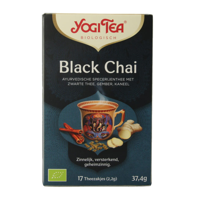 Czarna herbata chai bio, 17 torebek