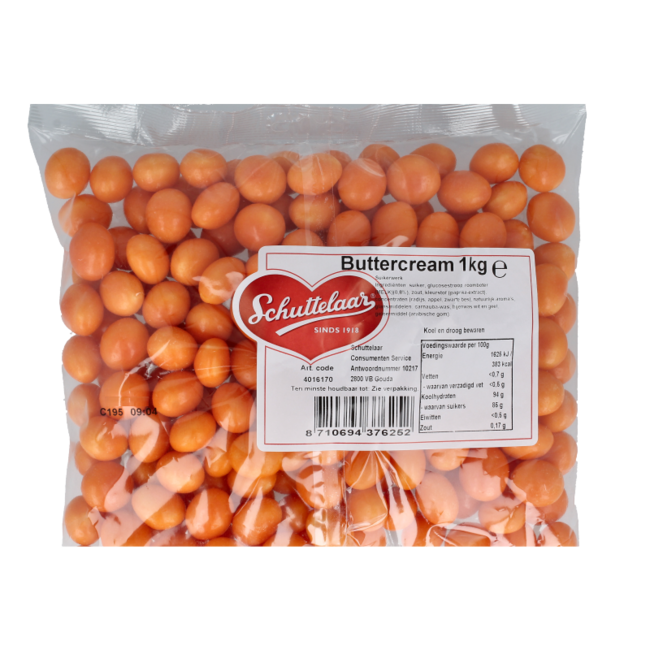 Schuttelaar caramelos rellenos de crema de mantequilla 1 kg