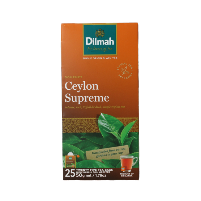 Dilmah Ceylon Supreme Classic 25 sachets