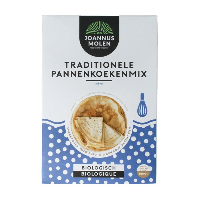 Joannusmolen Préparation pour Crêpes bio 300 Grammes