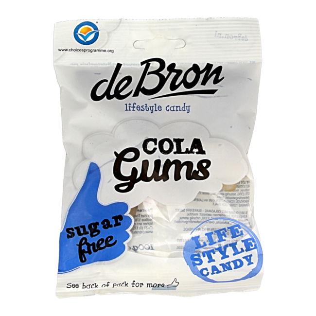 Cola gums suikervrij 100 Gram