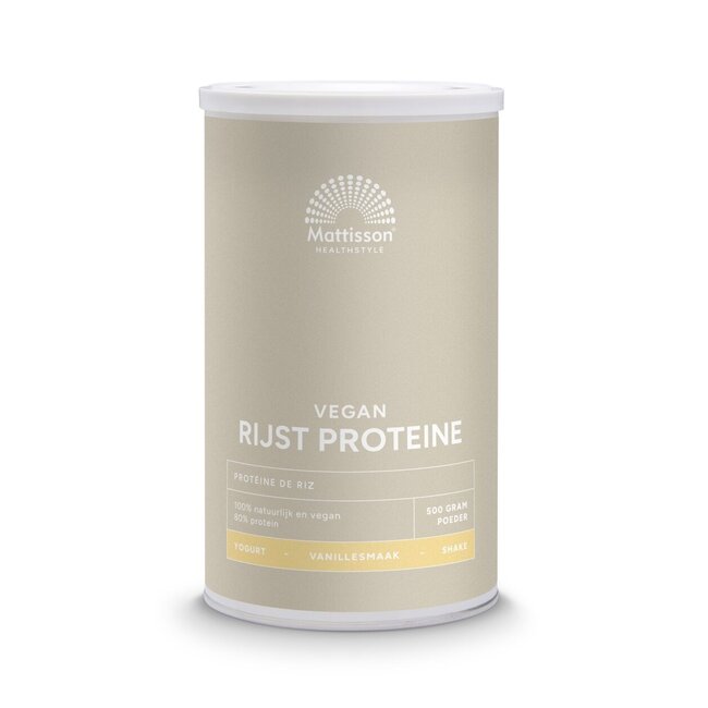 Absolute rice protein vanilla vegan 80% 500g