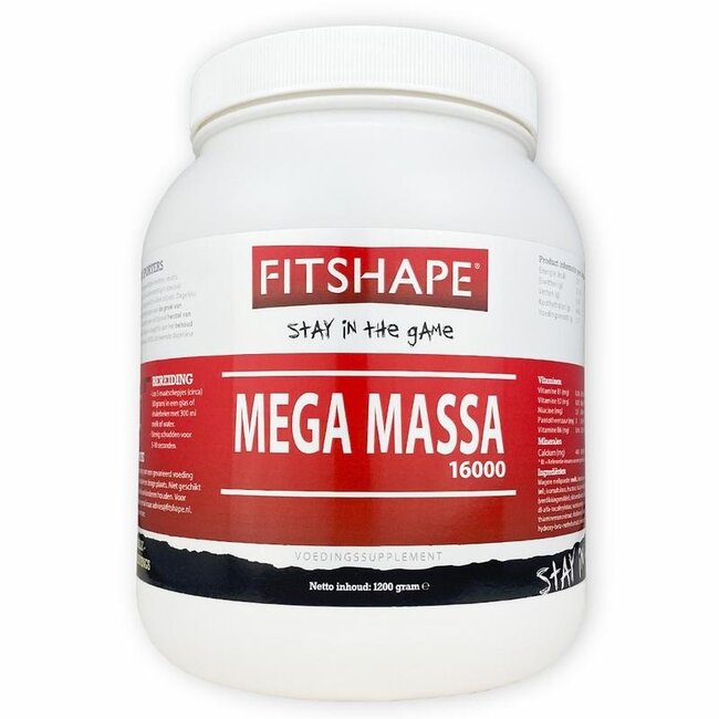 Fitshape Mega 16000 I Banane 1200 Gramm