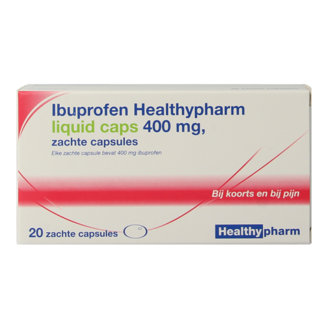 Ibuprofen 400mg Liquid Capsules - 20 Capsules
