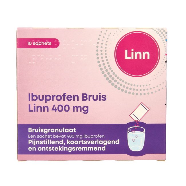 Ibuprofen effervescent granules 400mg 10 sachets