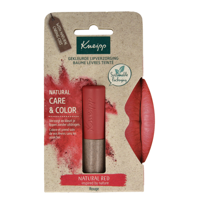 Kneipp Soin des lèvres rouge naturel 3,5 g