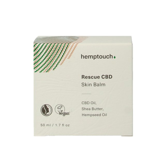 Hemptouch CBD ratujący balsam do skóry, ekologiczny design, 50 mililitrów