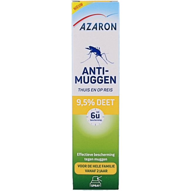 Azaron Spray antimosquitos con 9,5% de DEET 100 ml