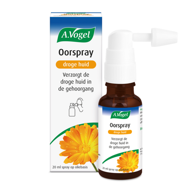 Spray do uszu A.Vogel na suchą skórę 20 Mililitrów