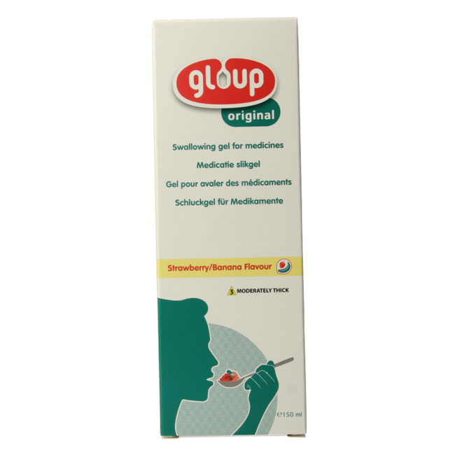 Gloup Original Gel d'aide à la déglutition Fraise Banane 150 ml