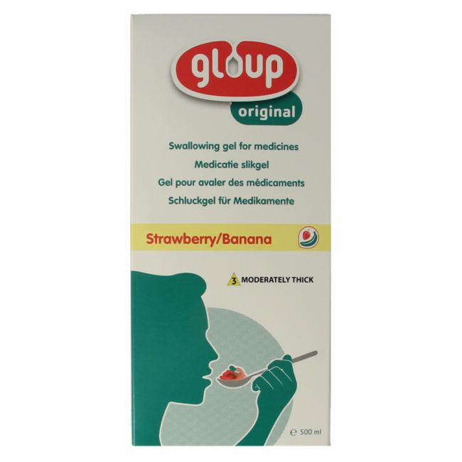 Gloup Original Gel para la Toma de Medicamentos Fresa Plátano 500 ml