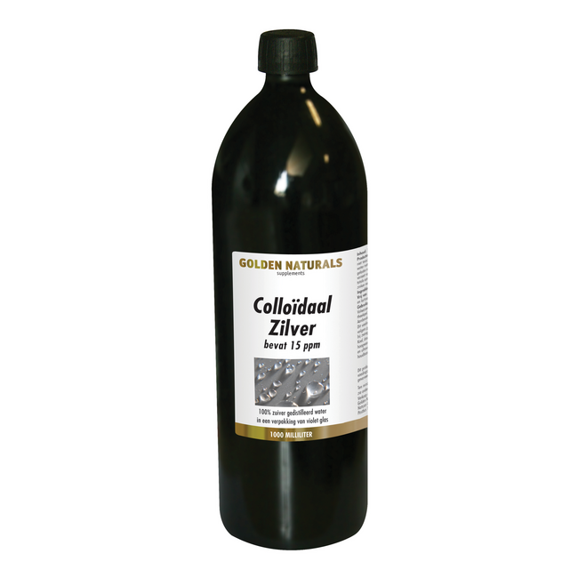 Golden Naturals Argent Colloïdal 15 ppm 1 Litre