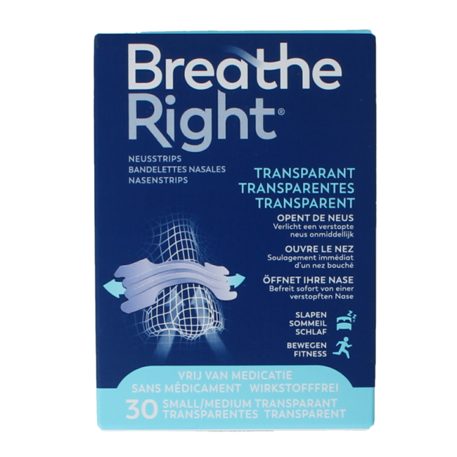 Nasal Strips Clear - 30 Pieces